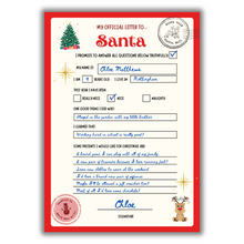 Load image into Gallery viewer, Digital Santa Letter &amp; Christmas Promise List - Print At Home!