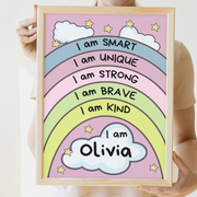 The Inspiring 'I Am' Print - Amazing Colours A4