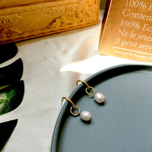 Load image into Gallery viewer, Natural Freshwater Pearl Earrings