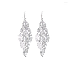 Load image into Gallery viewer, Boho Natural Leaf Earrings