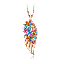 Load image into Gallery viewer, Colourful Angel Wing Necklace