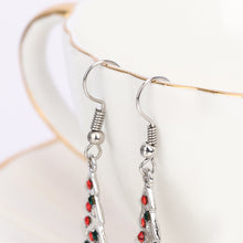 Load image into Gallery viewer, Cute Christmas Tree Earrings