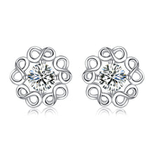 Load image into Gallery viewer, Eternal Flower Studs - 925 Silver Earrings