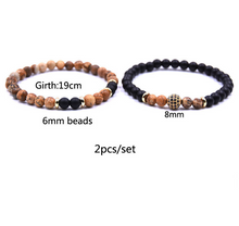 Load image into Gallery viewer, Natural Stone Bracelet Set
