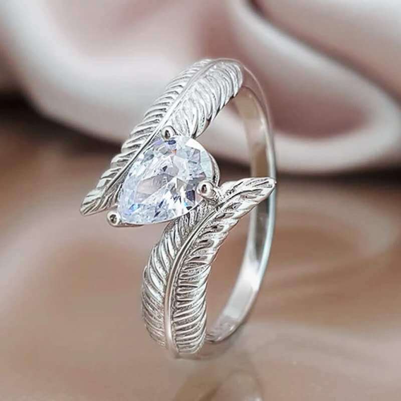 Angel Tear Drop Ring
