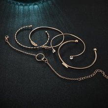 Load image into Gallery viewer, 5 Piece Angel Feather Bracelet Set