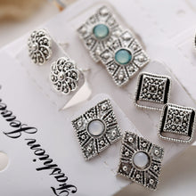 Load image into Gallery viewer, 5 Pairs of Vintage Boho Earrings