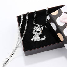 Load image into Gallery viewer, Cute Cat Pendant Necklace