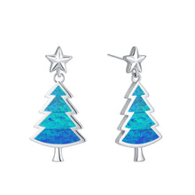Load image into Gallery viewer, Colorful Christmas Tree Earrings