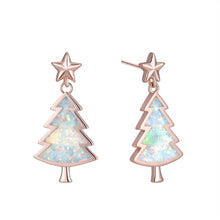 Load image into Gallery viewer, Colorful Christmas Tree Earrings