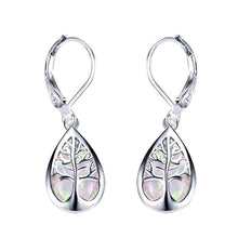 Load image into Gallery viewer, Tree of Life Drop Earrings