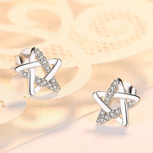 Load image into Gallery viewer, 925 Sterling Star Earrings