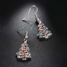 Load image into Gallery viewer, Cute Christmas Tree Earrings