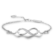 Load image into Gallery viewer, Infinity Love Bracelet - 925 Sterling Silver