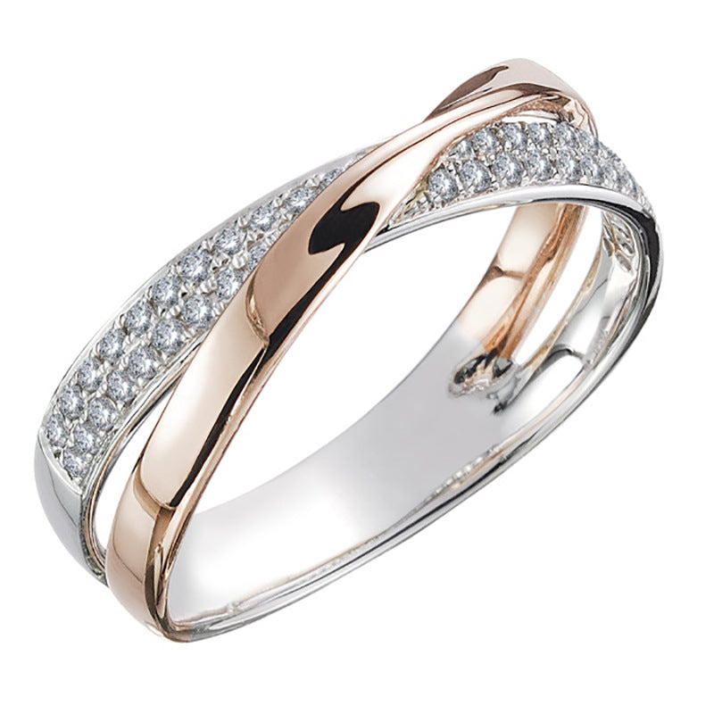 Two Tone Band Ring