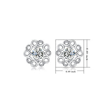 Load image into Gallery viewer, Eternal Flower Studs - 925 Silver Earrings