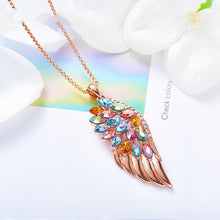 Load image into Gallery viewer, Colourful Angel Wing Necklace