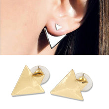 Load image into Gallery viewer, Geo-Triangle Earrings