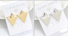 Load image into Gallery viewer, Geo-Triangle Earrings