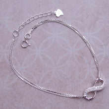 Load image into Gallery viewer, Infinite Loop of Love - 925 Silver Bracelet