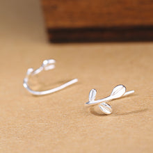 Load image into Gallery viewer, Tender Leaf Earrings