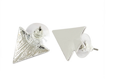 Load image into Gallery viewer, Geo-Triangle Earrings