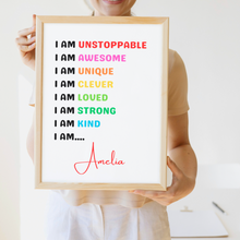 Load image into Gallery viewer, The Unstoppable - Positive Affirmation Print