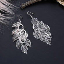 Load image into Gallery viewer, Boho Natural Leaf Earrings