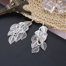 Load image into Gallery viewer, Boho Natural Leaf Earrings