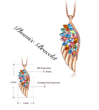 Load image into Gallery viewer, Colourful Angel Wing Necklace