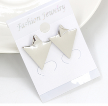 Load image into Gallery viewer, Geo-Triangle Earrings