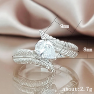 Angel Tear Drop Ring