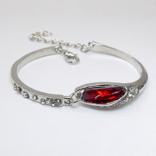 Load image into Gallery viewer, Silver Crystal Bracelet