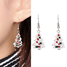 Load image into Gallery viewer, Cute Christmas Tree Earrings