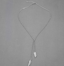 Load image into Gallery viewer, 2 Angel Feathers Necklace