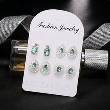 Load image into Gallery viewer, Sapphire Boho Earring Set