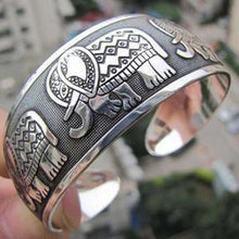 Load image into Gallery viewer, Tibetan Elephant of Wisdom &amp; Loyalty - Bangle