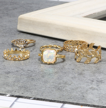 Load image into Gallery viewer, The Nature Queen Ring Set