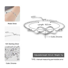 Load image into Gallery viewer, Infinity Love Bracelet - 925 Sterling Silver