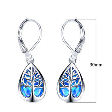 Load image into Gallery viewer, Tree of Life Drop Earrings
