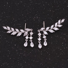 Load image into Gallery viewer, Angel Wings With Drop Detail Earrings