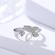 Load image into Gallery viewer, Butterfly Ring - Gorgeous Inlaid Stones