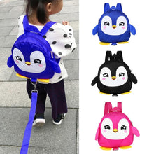 Load image into Gallery viewer, Kids Penguin Safety Harness Backpack