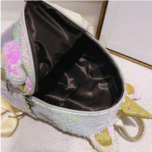 Load image into Gallery viewer, Unicorn Glitter School Backpack