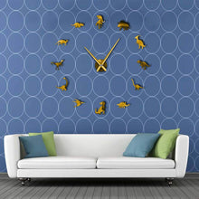 Load image into Gallery viewer, Jurassic Dinosaurs Wall Clock