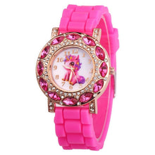 Load image into Gallery viewer, Pink Crystal Unicorn Watch