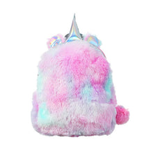 Load image into Gallery viewer, Unicorn Furry Backpack