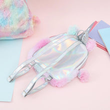 Load image into Gallery viewer, Unicorn Furry Backpack