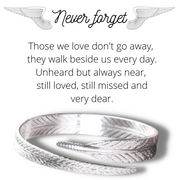 Angel Feather Bracelet & Printed Card