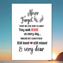 Load image into Gallery viewer, Remember Someone Special - The Never Forget Print